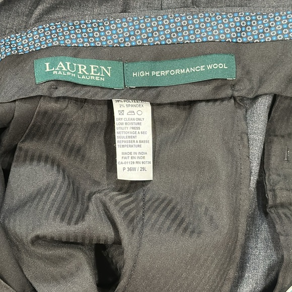 LRL Ralph Lauren Ultraflex wool pants 36x29 NWT - Picture 4 of 5